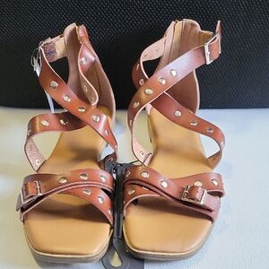 Brown Strappy Sandals